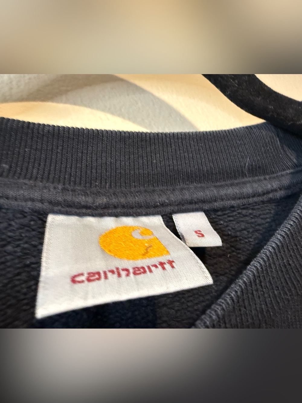 Carharrt Work in Progress WIP cropped sweatshirt womens boxy oversized *READ* - Picture 4 of 6